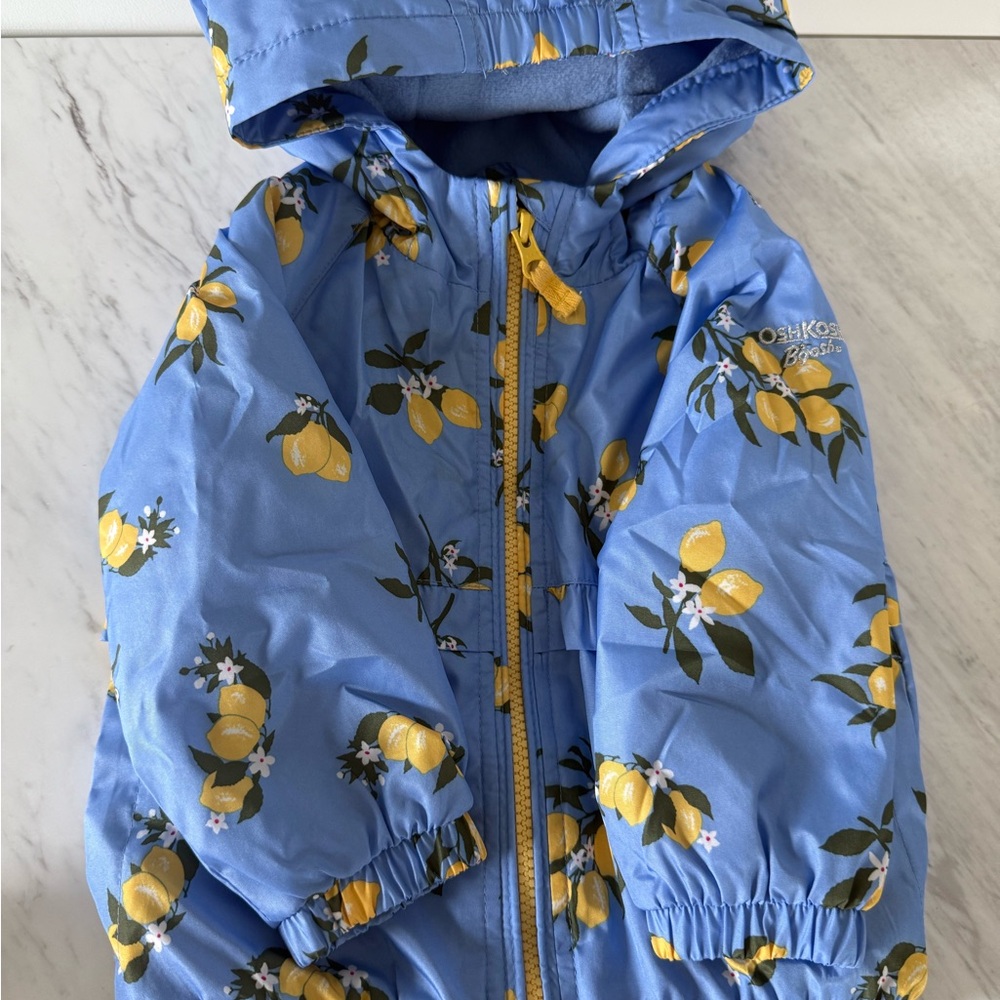 OshKosh B'gosh Blue and Yellow Lightweight Coat for Kids
